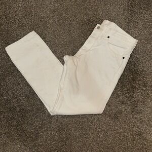 Fabric Brand & Co Jeans Mens Size 34 Slim Fit White Japanese Selvedge Denim